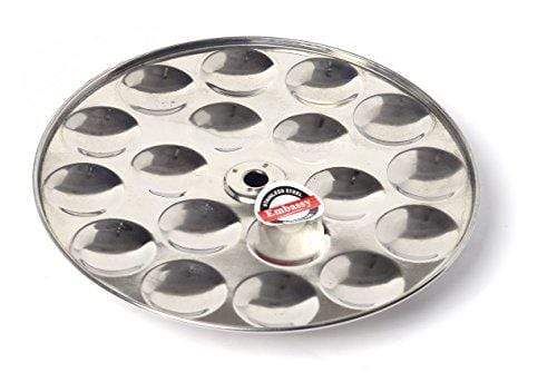 Embassy Stainless Steel Mini Idli Plate, 1-Piece, 18 Idlis / Plate - KITCHEN MART