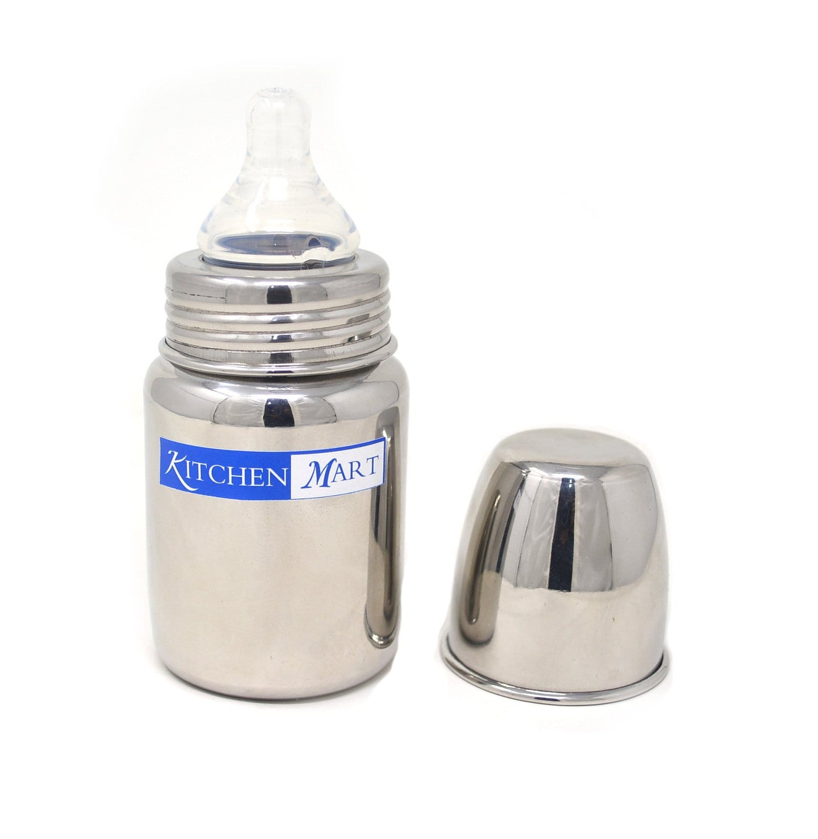 Kitchen Mart Stainless Steel Feeding Bottle Broad Mouth - KITCHEN MART