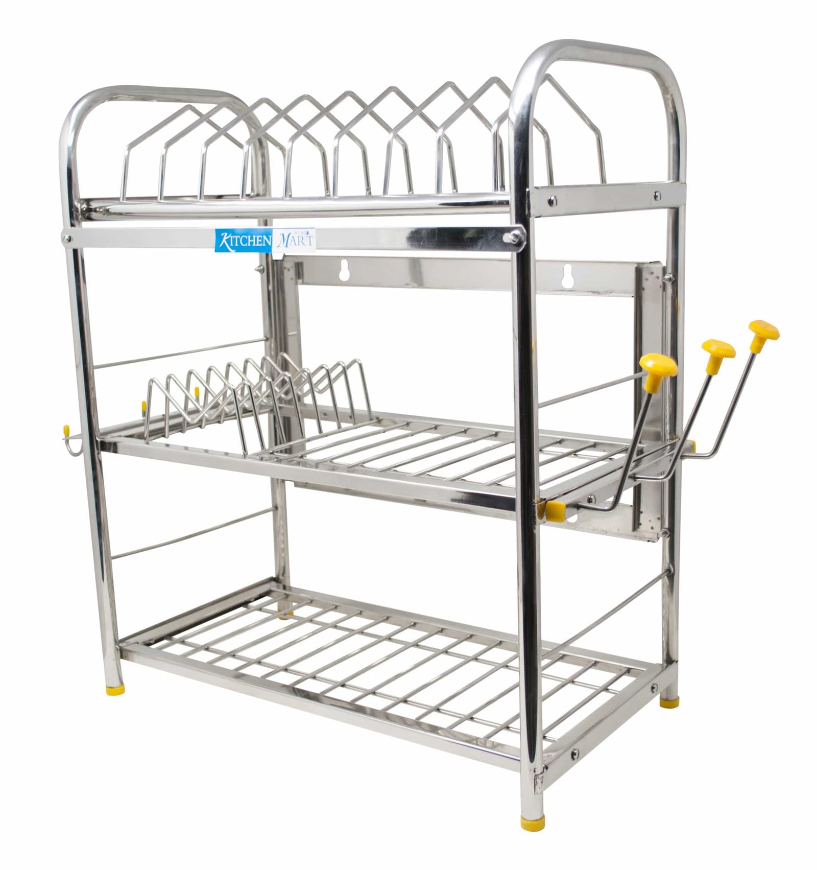 Kitchen Mart Stainless Steel Kitchen Rack (21 x 18 inch) - KITCHEN MART