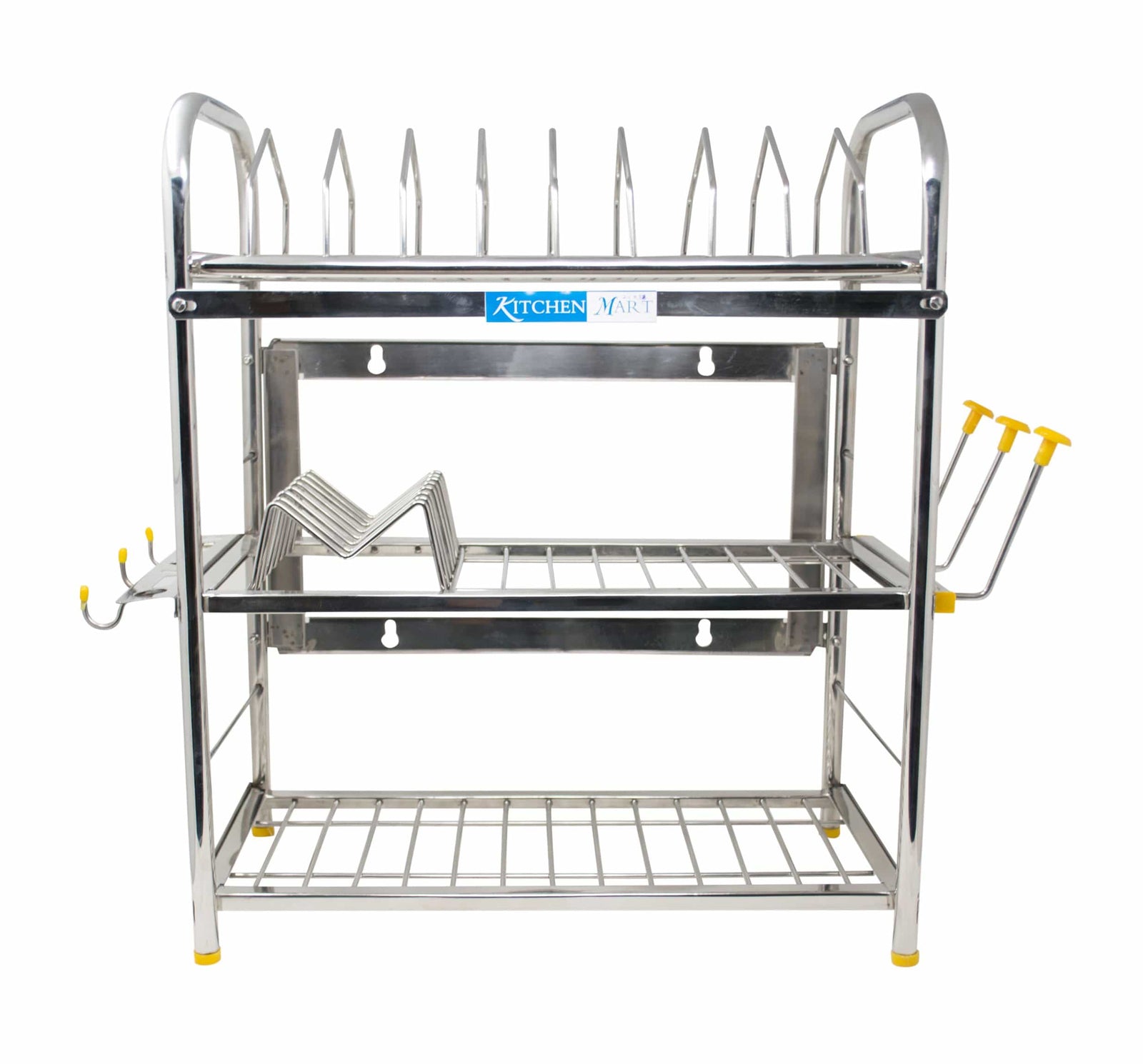 Kitchen Mart Stainless Steel Kitchen Rack (21 x 18 inch) - KITCHEN MART