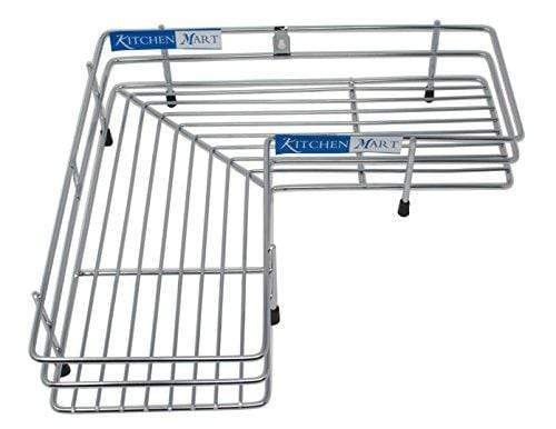Kitchen Mart Stainless Steel L-Shaped Rack 1 tier - KITCHEN MART