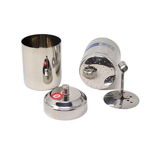 Kitchen Mart Stainless Steel South Indian Filter Coffee Drip Maker (2 Cup) 708747457674