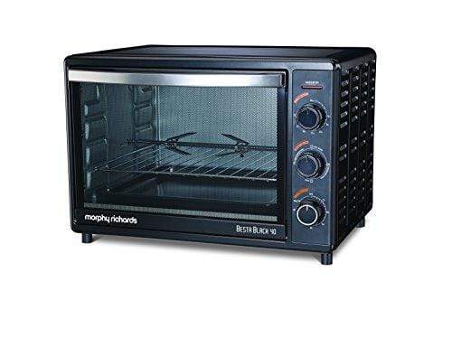 Morphy Richards OTG Besta 40-Litre Oven Toaster Grill (Black) - KITCHEN MART