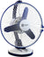 Orient Electric Zippy 225mm 2-in-1 Wall Mount and Table Top Fan (White/Blue) - KITCHEN MART
