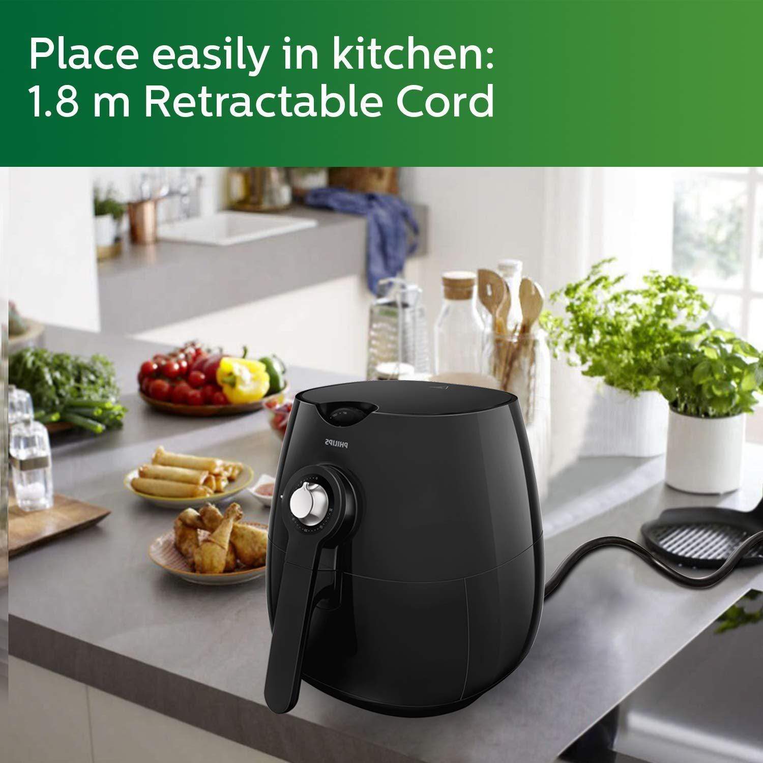 Philips HD9216/43 Airfryer with Rapid Air Technology for Healthy Cooking, Baking and Grilling - KITCHEN MART