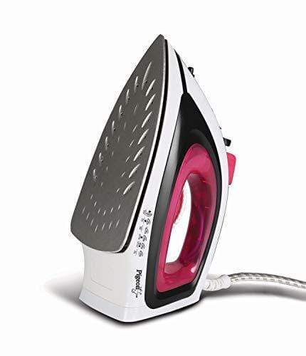 Pigeon by Stovekraft Vigour Max Steam Iron Press Box. Automatic Electric Iron for Wrinkle Free Clothes (1600 Watt) - KITCHEN MART