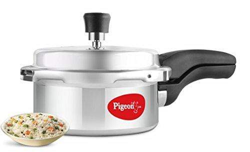 Pigeon Deluxe Aluminium Pressure Cooker, 2 Litres - KITCHEN MART