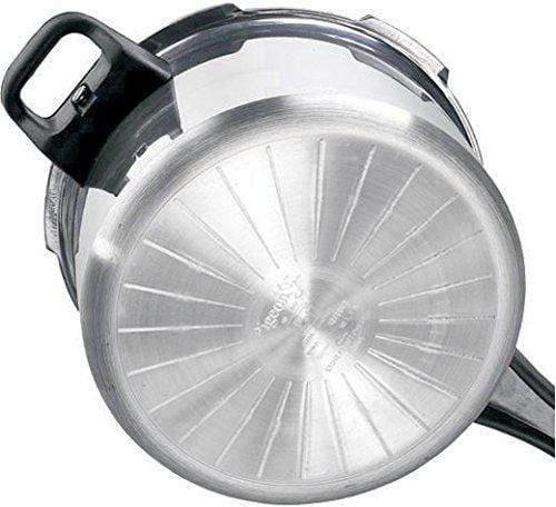 Pigeon Deluxe Aluminium Pressure Cooker, 3 Litres, Silver - KITCHEN MART