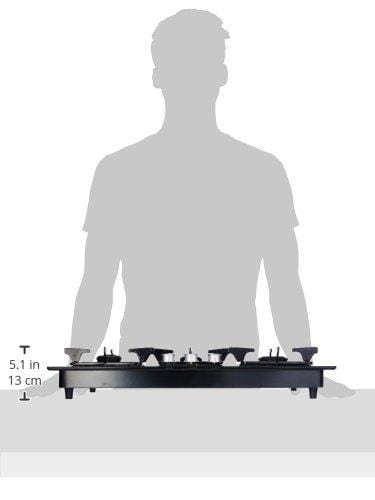 Pigeon Hobtop Stainless Steel 3 Burner Gas Stove, Black - KITCHEN MART