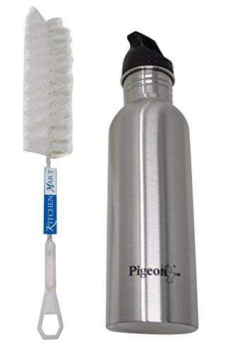 Pigeon King water bottle 750ml with bottle brush from Kitchen Mart - KITCHEN MART