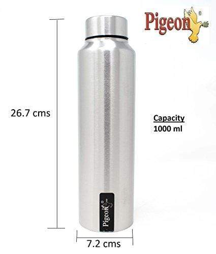 Pigeon Mist Stainless Steel Water Bottle 1 Liter - KITCHEN MART