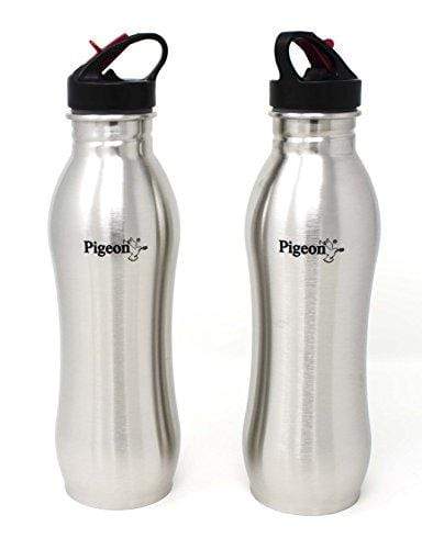 Pigeon Stainless Steel Swig Water Bottle 750ml (Set of 2) - KITCHEN MART