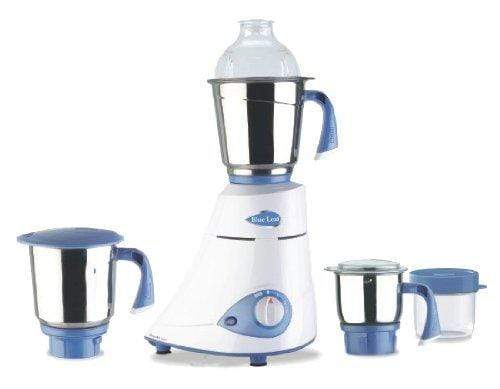 Preethi Blue Leaf Silver 600-Watt Mixer Grinder - KITCHEN MART