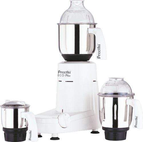 Preethi Eco Plus 550-Watt Mixer Grinder (110volts for use in USA and Canada) - KITCHEN MART