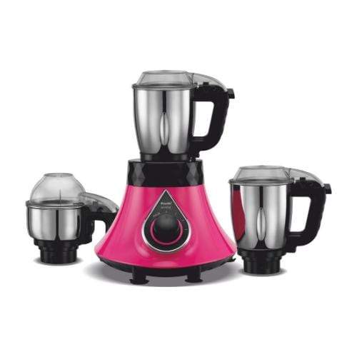 Preethi Mystic 750Watt Hands Free 3 Jars Mixer-Grinder (Pink) - KITCHEN MART