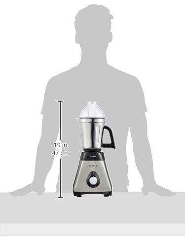 Preethi Steel Supreme MG-208 750-Watt Mixer Grinder (Silver/Black) - KITCHEN MART