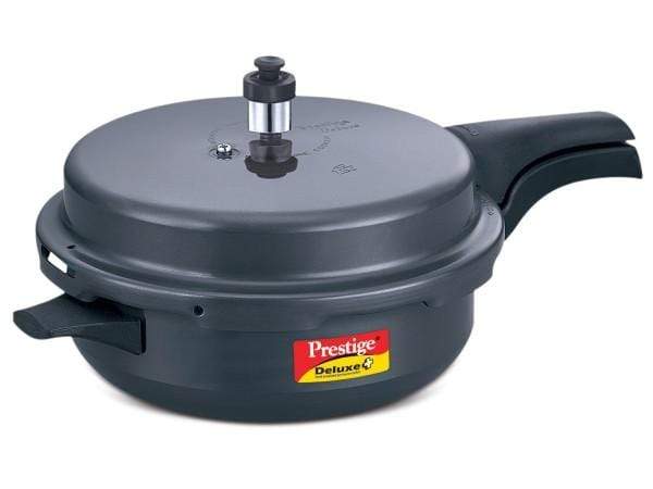 Prestige Deluxe Plus Hard Anodized Outer Lid Pressure Cooker - KITCHEN MART
