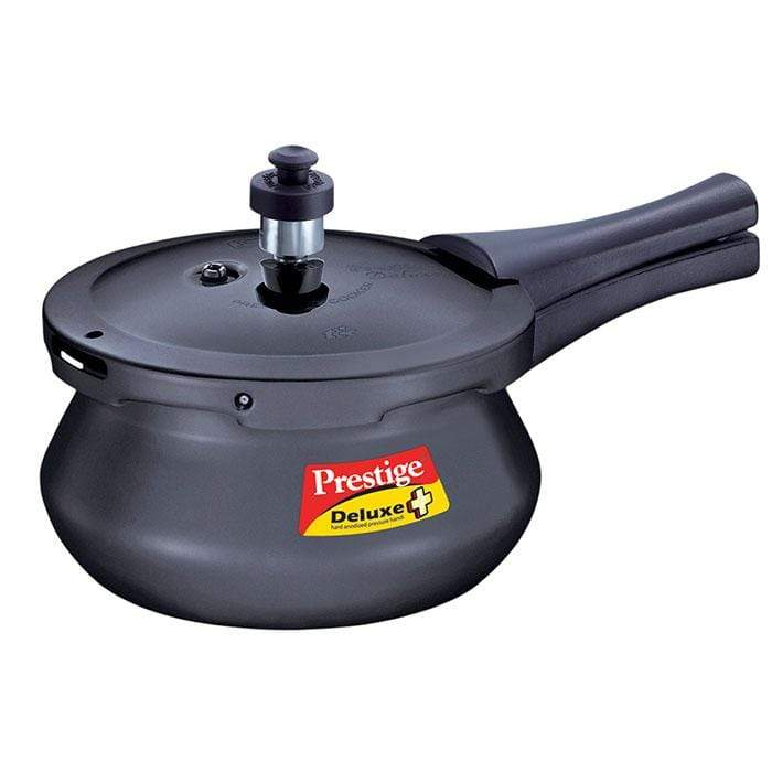 Prestige Deluxe Plus Induction Base Hard Anodized Pressure Handi - KITCHEN MART