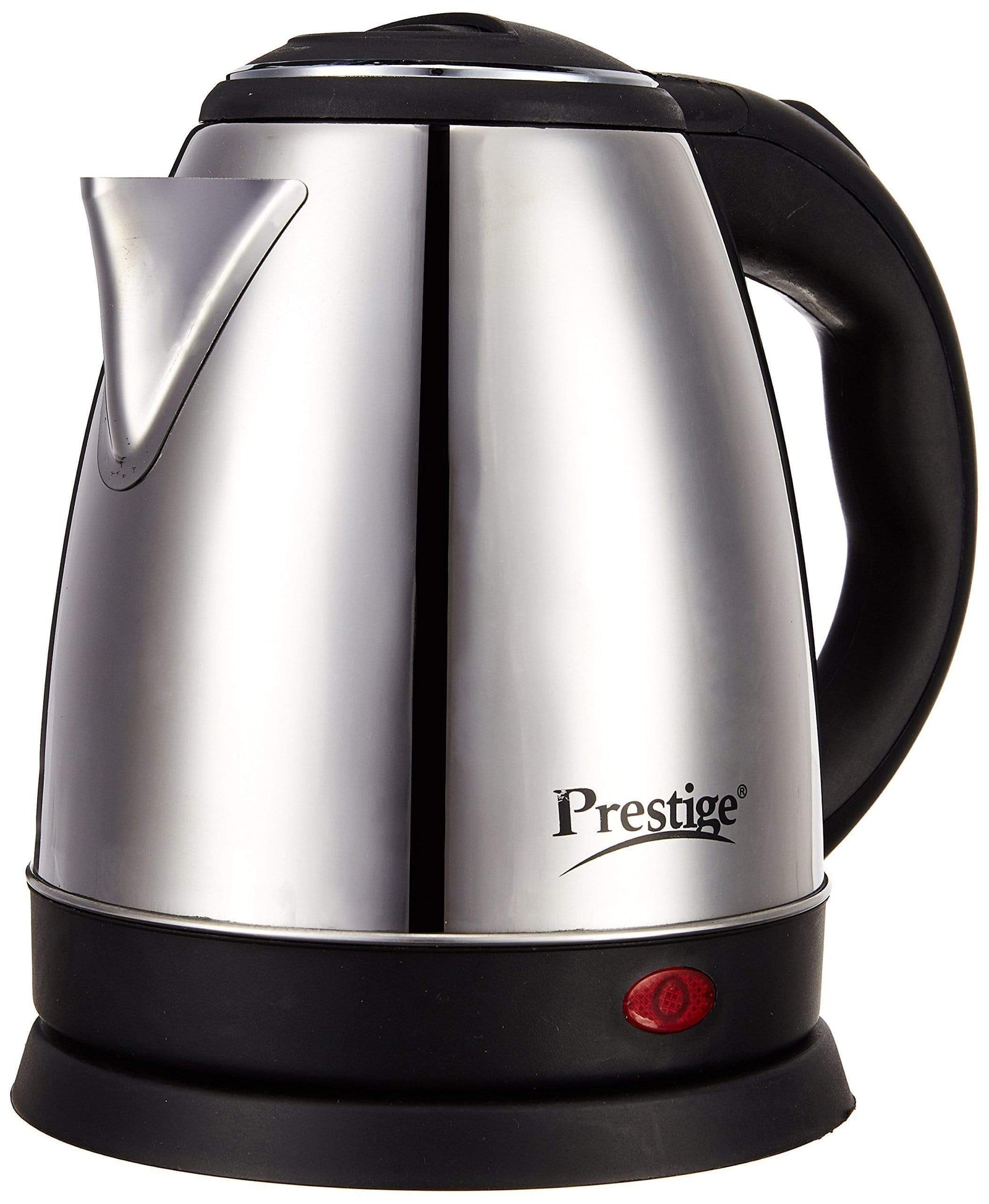 Prestige Electric Kettle PKOSS - 1500watts, Steel (1.5Ltr), Black - KITCHEN MART