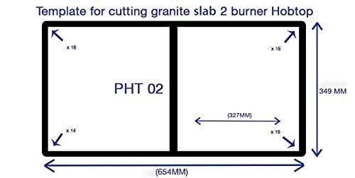 Prestige HobTOP Schott Glass Top 2 Burner Auto Ignition Gas Stove (Black and White) - KITCHEN MART