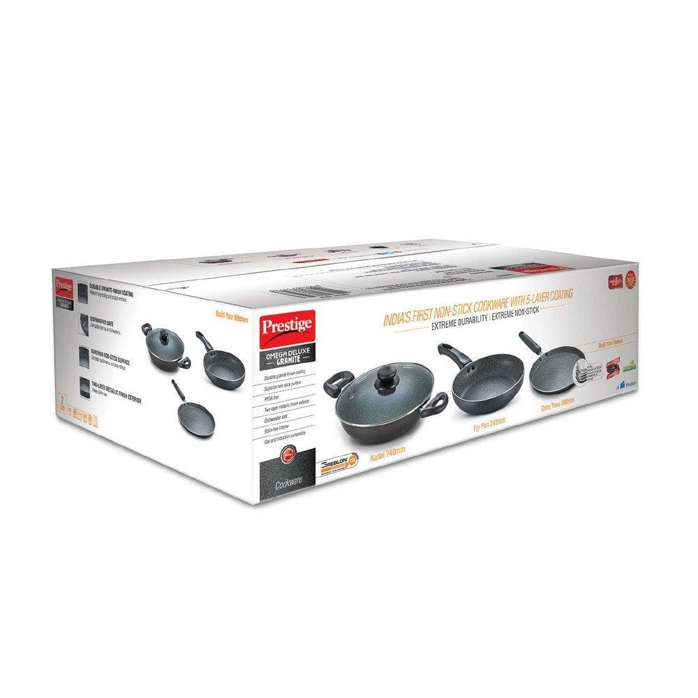 Prestige Omega Deluxe Granite Build Your Kitchen 3pc Set - KITCHEN MART