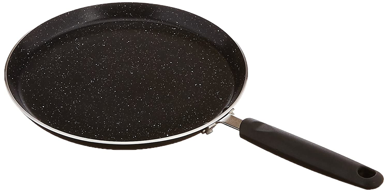 Prestige Omega Deluxe Granite Omni Tawa, Black - KITCHEN MART