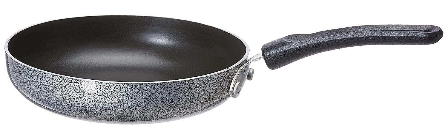Prestige Omega Select Plus Aluminium Non-Stick Fry Pan, Black -(non induction) - KITCHEN MART