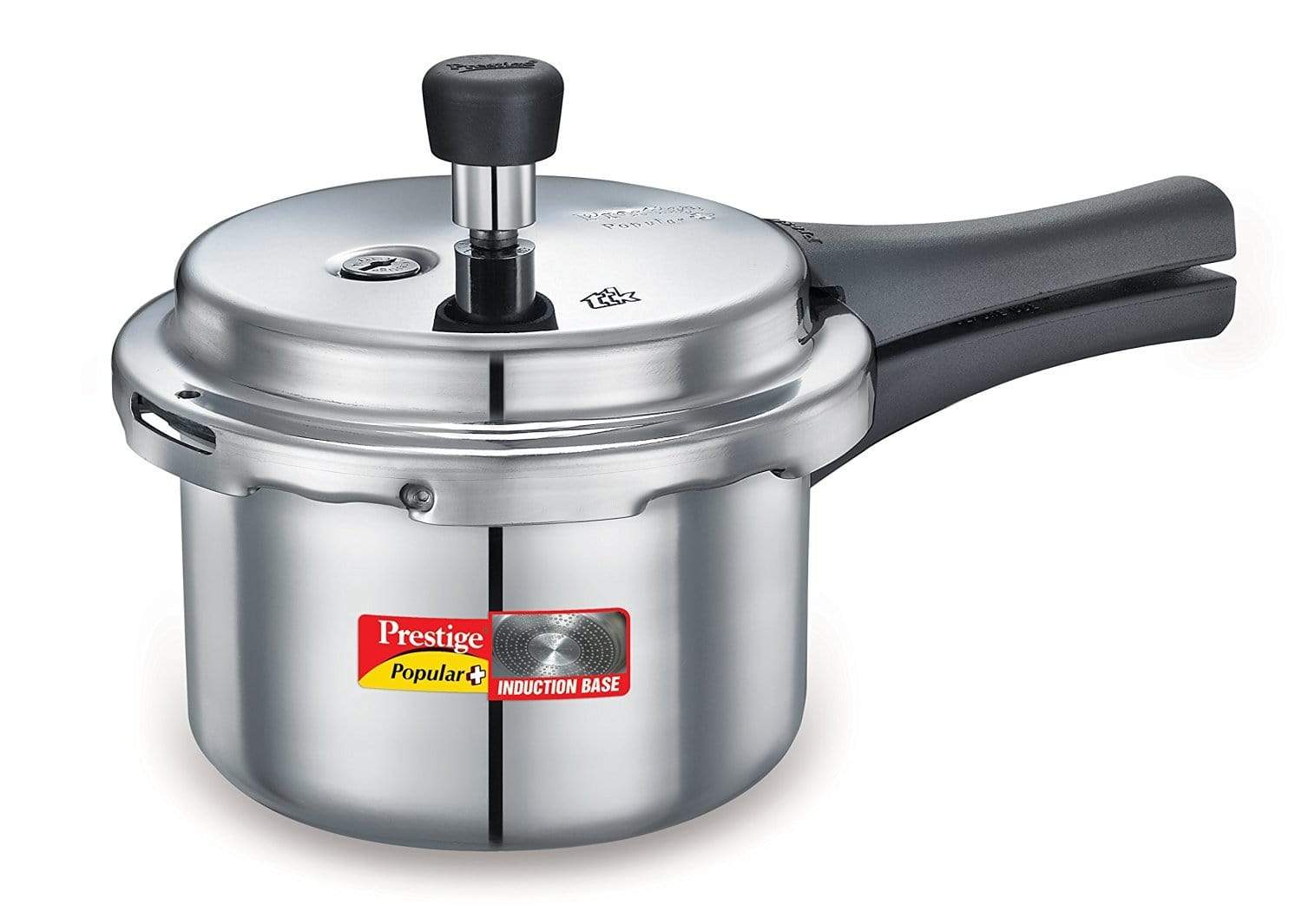 Prestige Popular Plus Induction Base Aluminium Pressure Cooker - KITCHEN MART