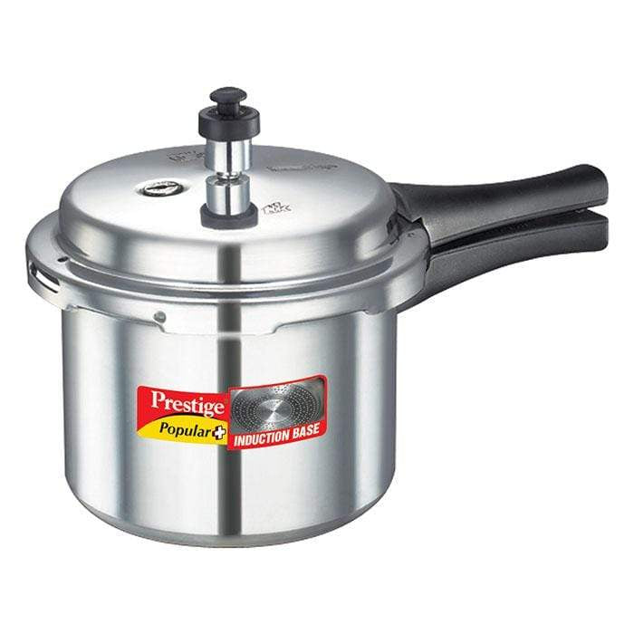 Prestige Popular Plus Induction Base Aluminium Pressure Cooker - KITCHEN MART