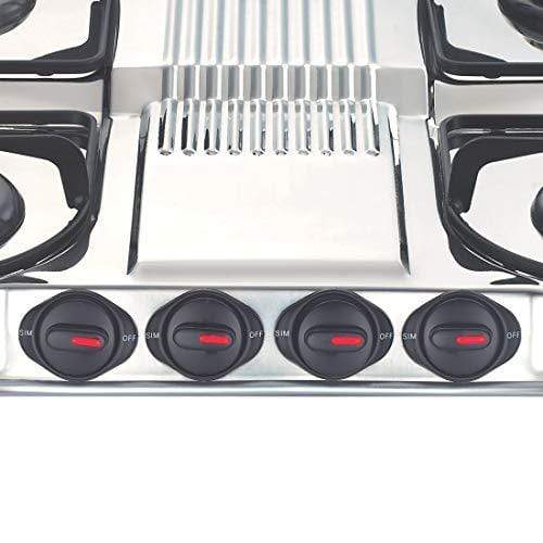 Prestige Stainless Steel 4 Burner Gas Stove - KITCHEN MART