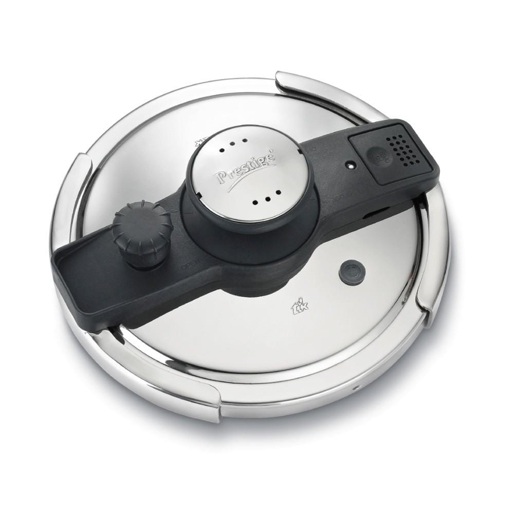 Prestige Svachh Clip-on 3 Litre Stainless Steel Pressure cooker - KITCHEN MART