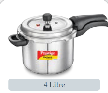 Prestige Svachh Deluxe Alpha Stainless Steel Pressure Cookers - KITCHEN MART