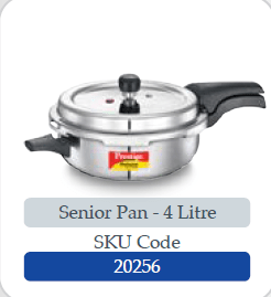 Prestige Svachh Deluxe Alpha Stainless Steel Pressure Cookers - KITCHEN MART