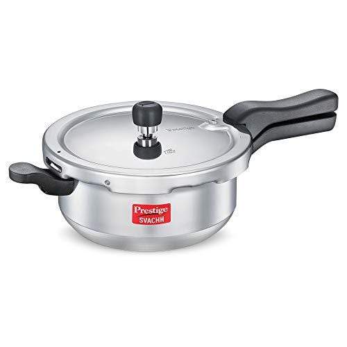 Prestige Svachh Induction Base Aluminium Pressure Cooker 3.5 Litre - KITCHEN MART