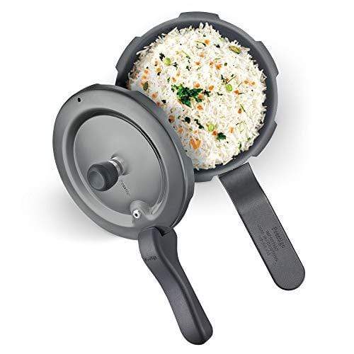 Prestige Svachh Induction Base Hard Anadoised Pressure Cooker 3 Litre - KITCHEN MART