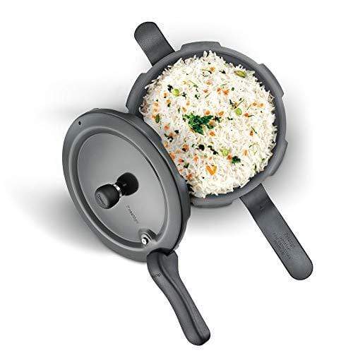 Prestige Svachh Induction Base Hard Anadoised Pressure Cooker 5 Litre - KITCHEN MART