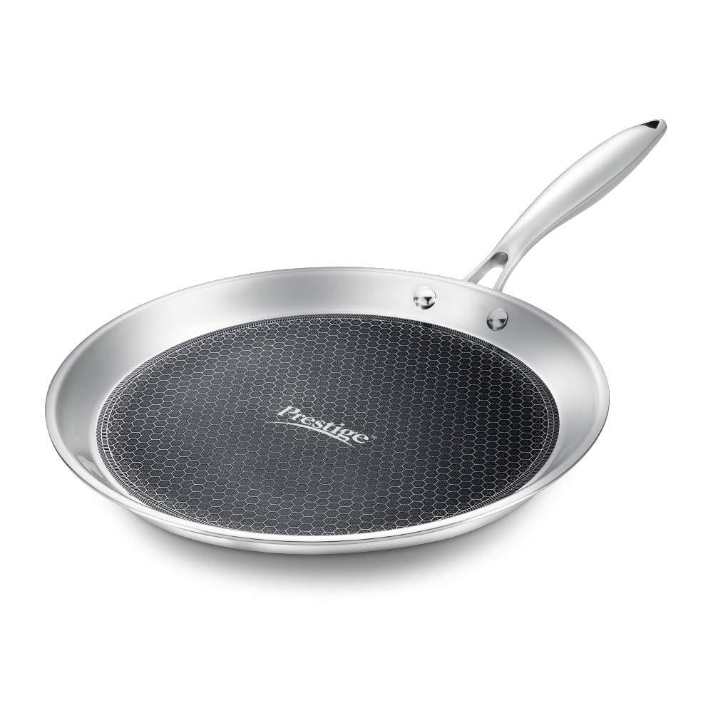 Prestige Tri-Ply Honey Comb Stainless Steel Tawa - KITCHEN MART