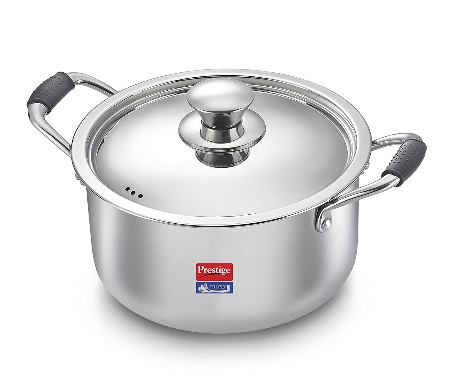 Prestige Triply Stainless Steel Casserole with Lid - KITCHEN MART
