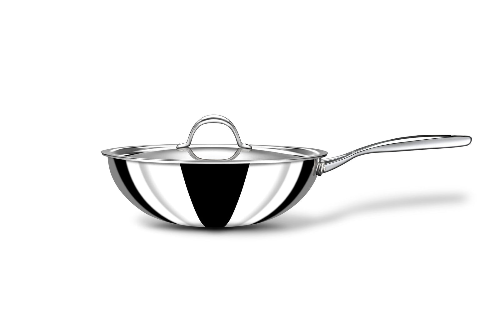 Stahl Stainless Steel Triply Artisan Deep Fry Pan