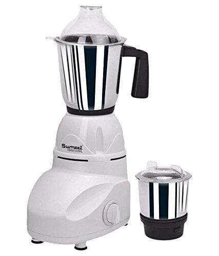 Sumeet Bandhabi Mixer Grinder White, 550Watts, 2 Jars - KITCHEN MART