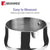 Stainless steel measuring cup with measurement markings on a white background, featuring the Bergner brand.