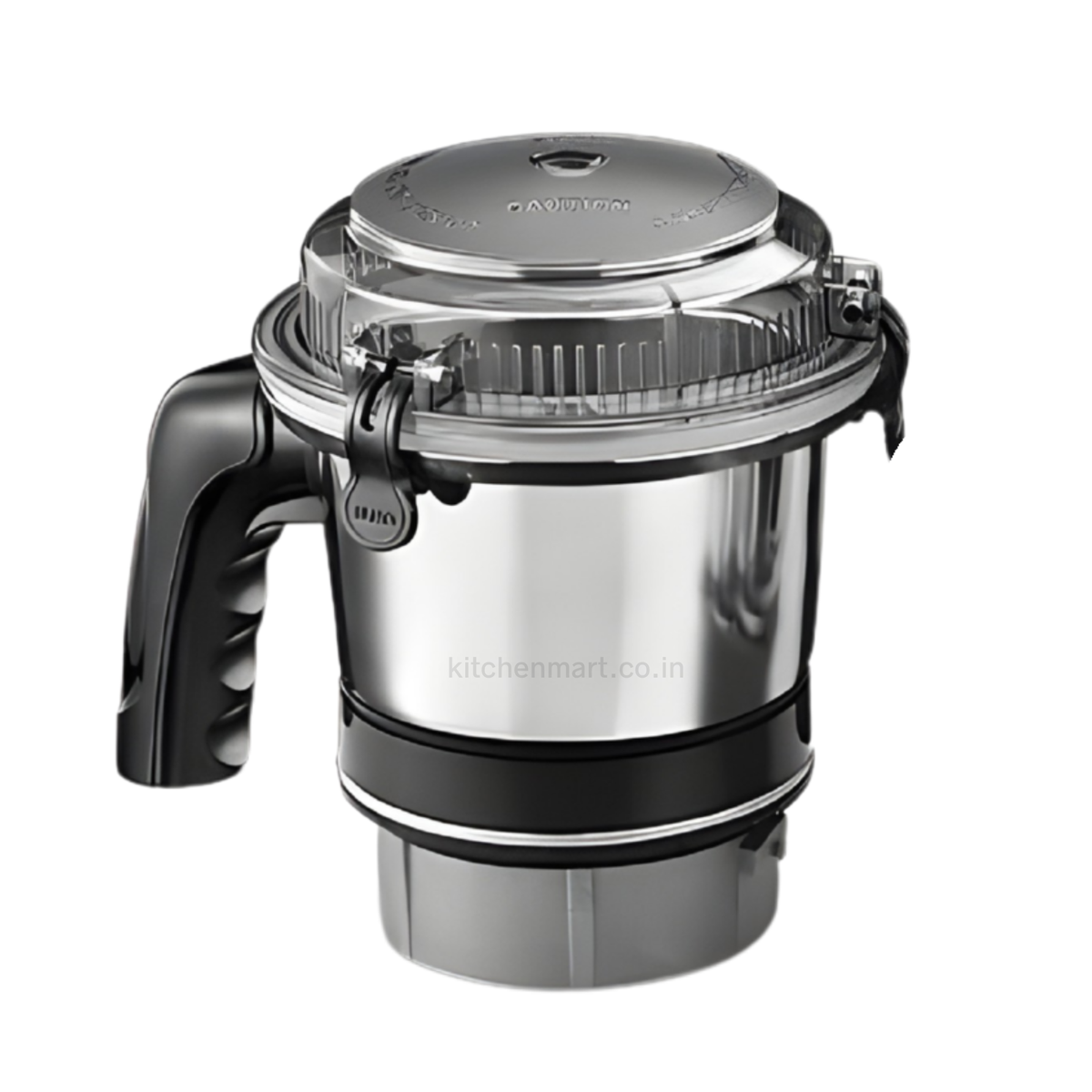 Sujata MG Series 500ml stainless steel chutney jar with lid and blade assembly for 1000W mixer grinders