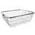 Kitchen Mart Stainless Steel Dish Draining Basket/Kuda, Rectangle, Durable and Rust-Proof