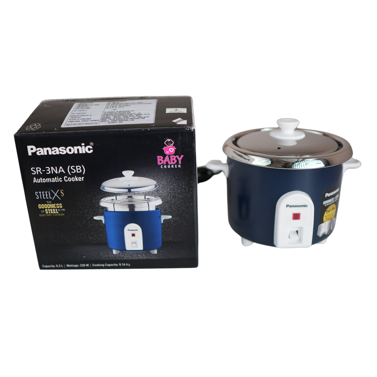 Panasonic SR-3NA Baby Cooker 0.3L Automatic Rice Cooker