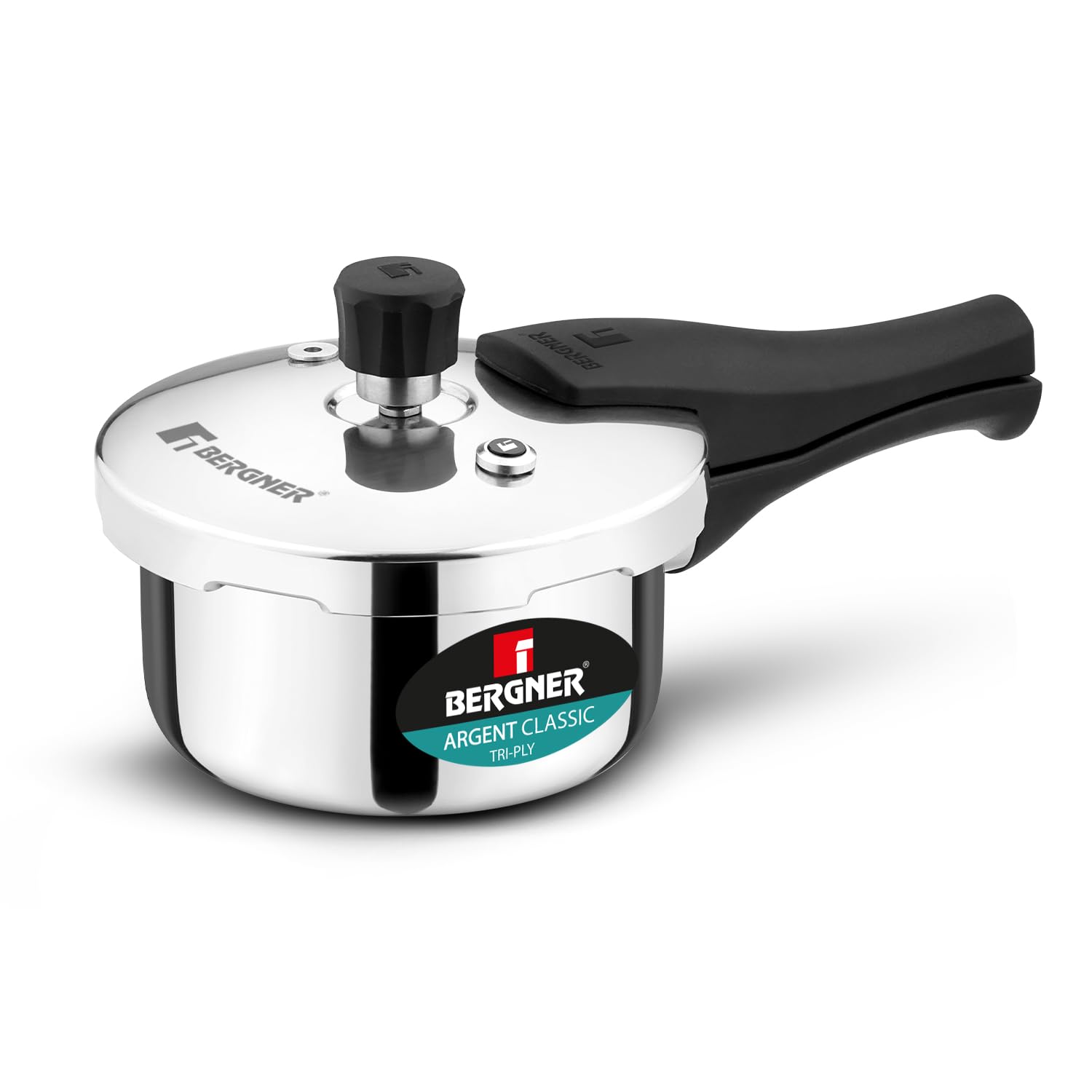 Bergner Argent Classic Triply Stainless Steel Pressure Cooker - Premium Quality
