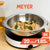 Meyer Trivantage Triply Stainless Steel Tasla Kadai - Nickel Free Deep Kadhai Without Handle for Gas & Induction