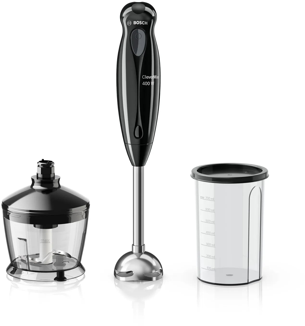 Bosch Hand Blender 400 W with Beaker and Chopper (Black) MS1BG1121I / MS1BG1120I