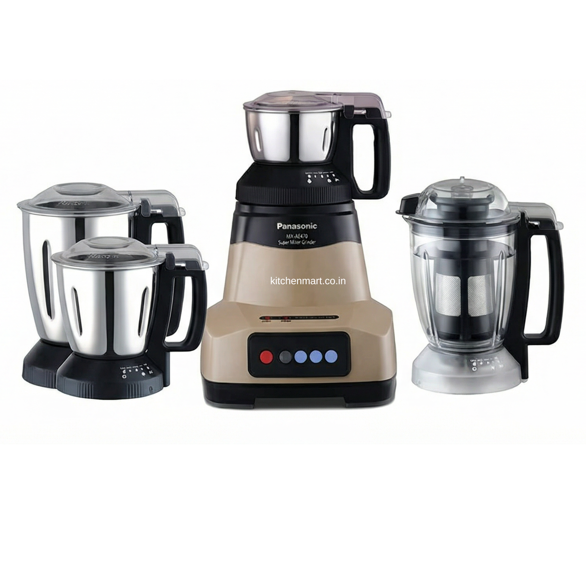 PANASONIC MONSTER MIXER GRINDER 750 WATTS, 4 JARS, MX-AE475
