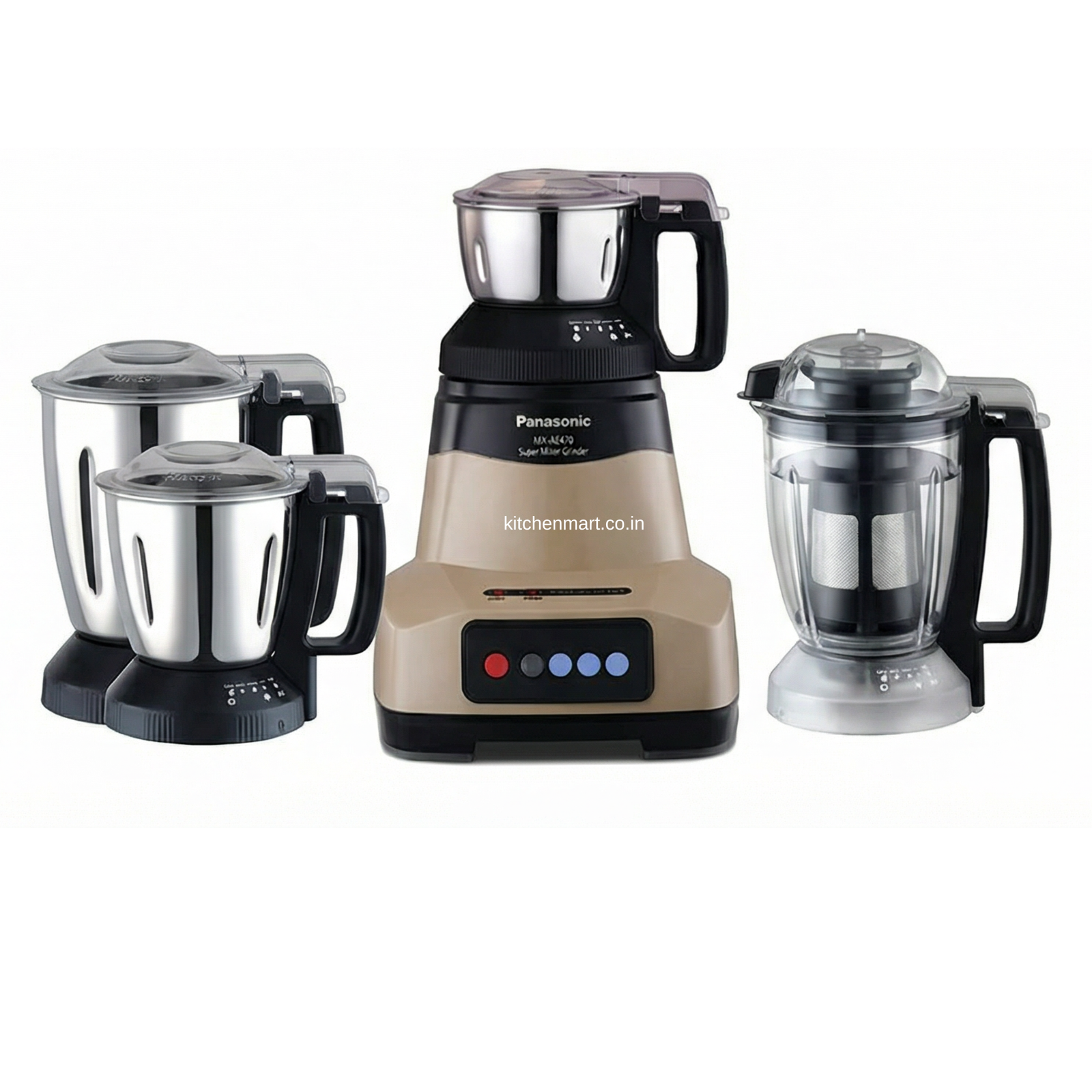 PANASONIC MONSTER MIXER GRINDER 750 WATTS, 4 JARS, MX-AE475