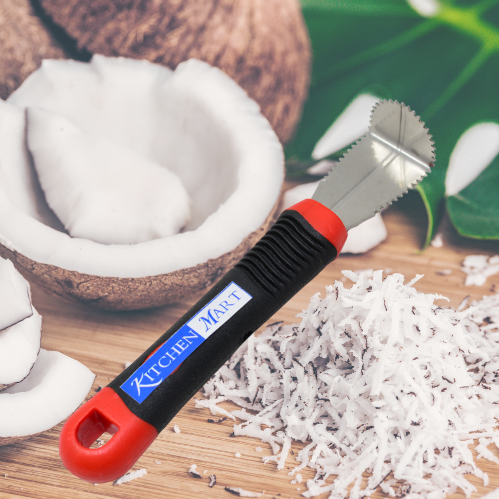 Kitchen Mart Stainless Steel Hand Coconut Scrapper